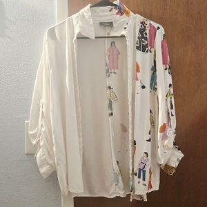 Stylish Women's Blouse with Colorful Print